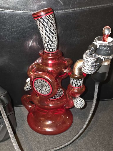 Preview pic of Daveman Glass "Reticycler" Disk Recycler w/ Opal