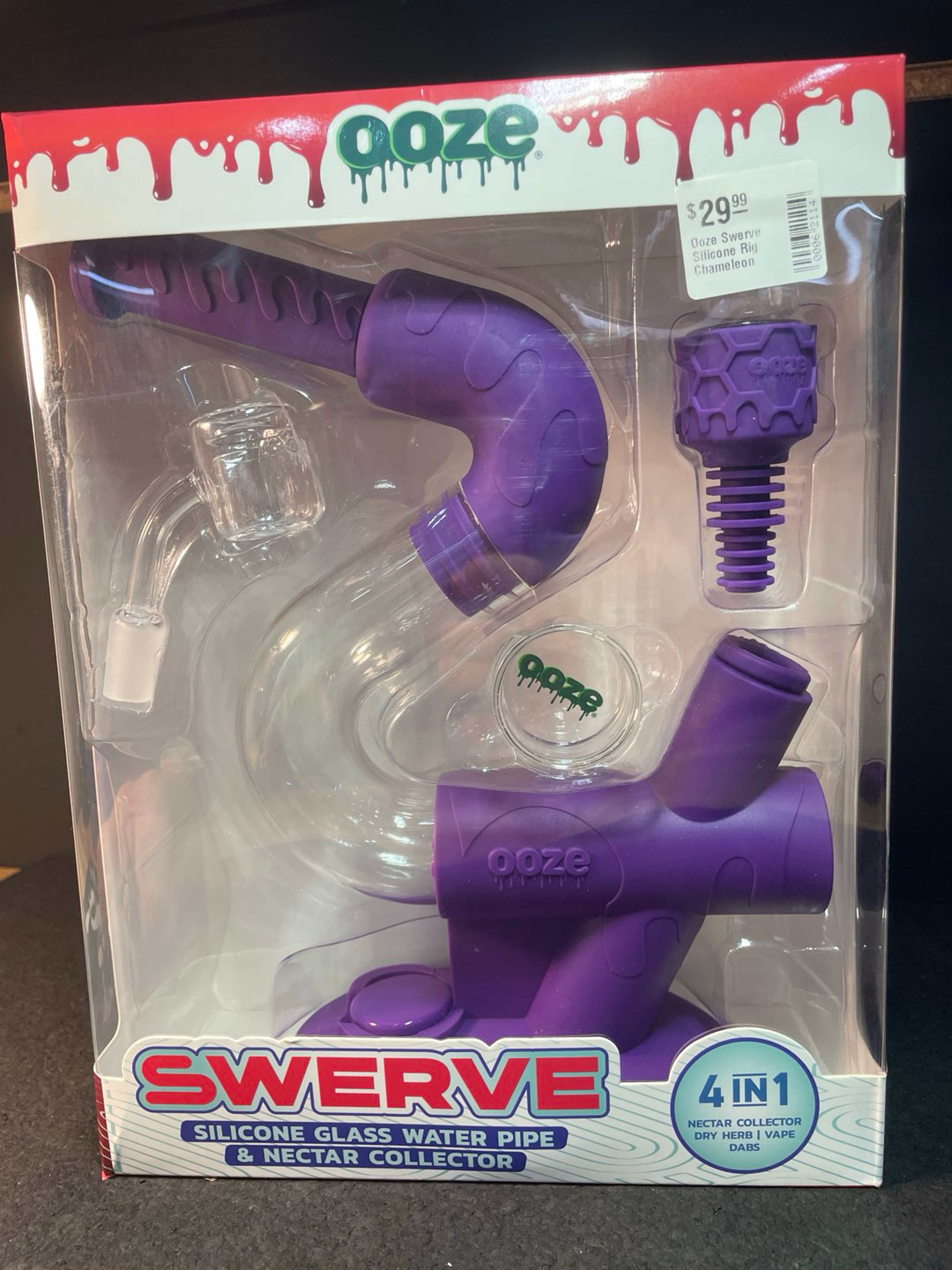 Ooze Swerve Silicone Rig Ultra Purple image 0