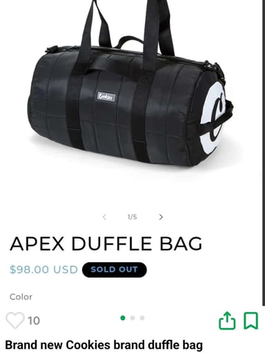 Preview pic of Brand New Cookies Duffle Bag