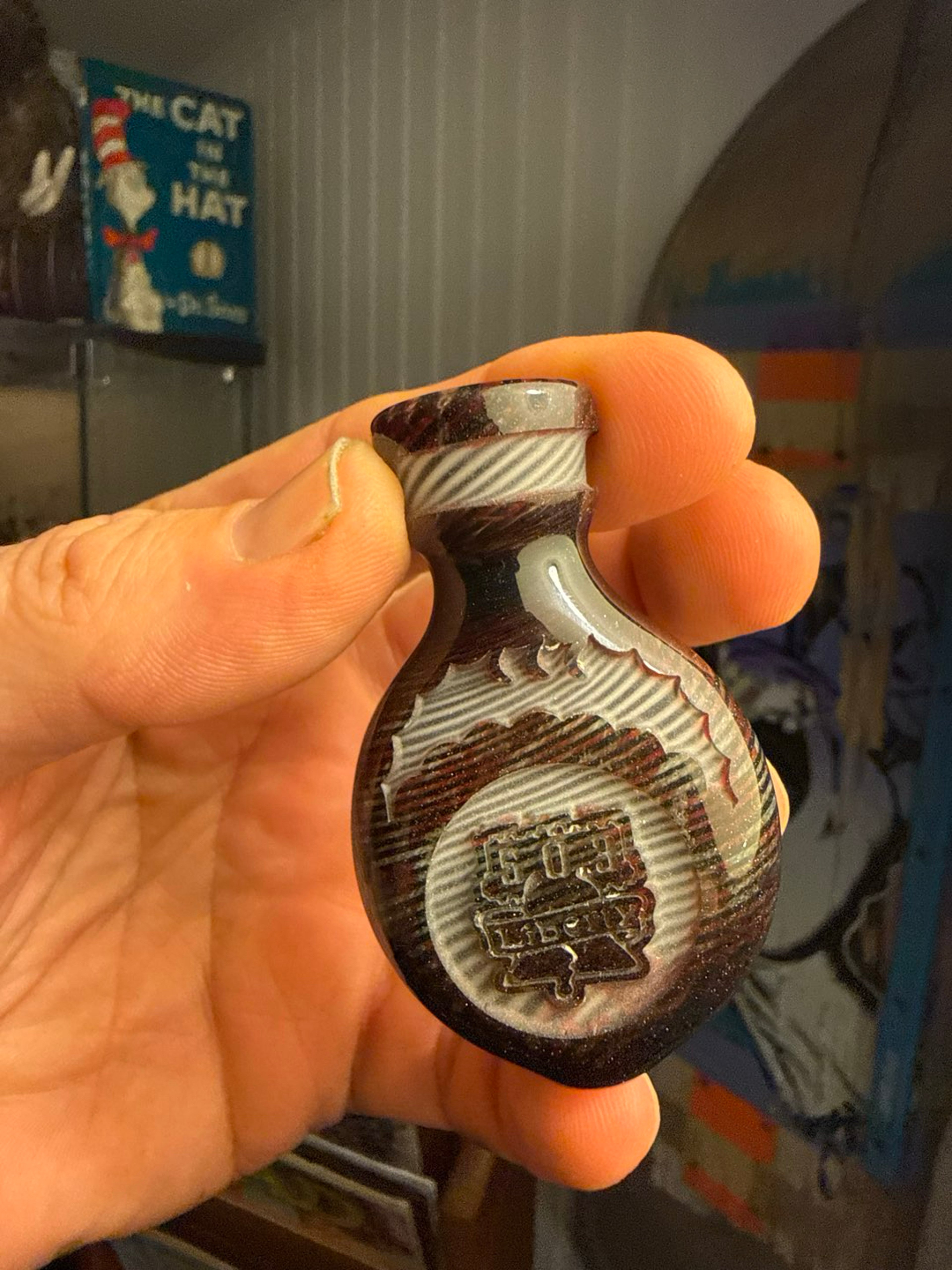 Liberty cold worked chillum image 0