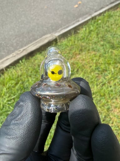 Preview pic of UFO pivot top rich villa electrum crushed opal alien