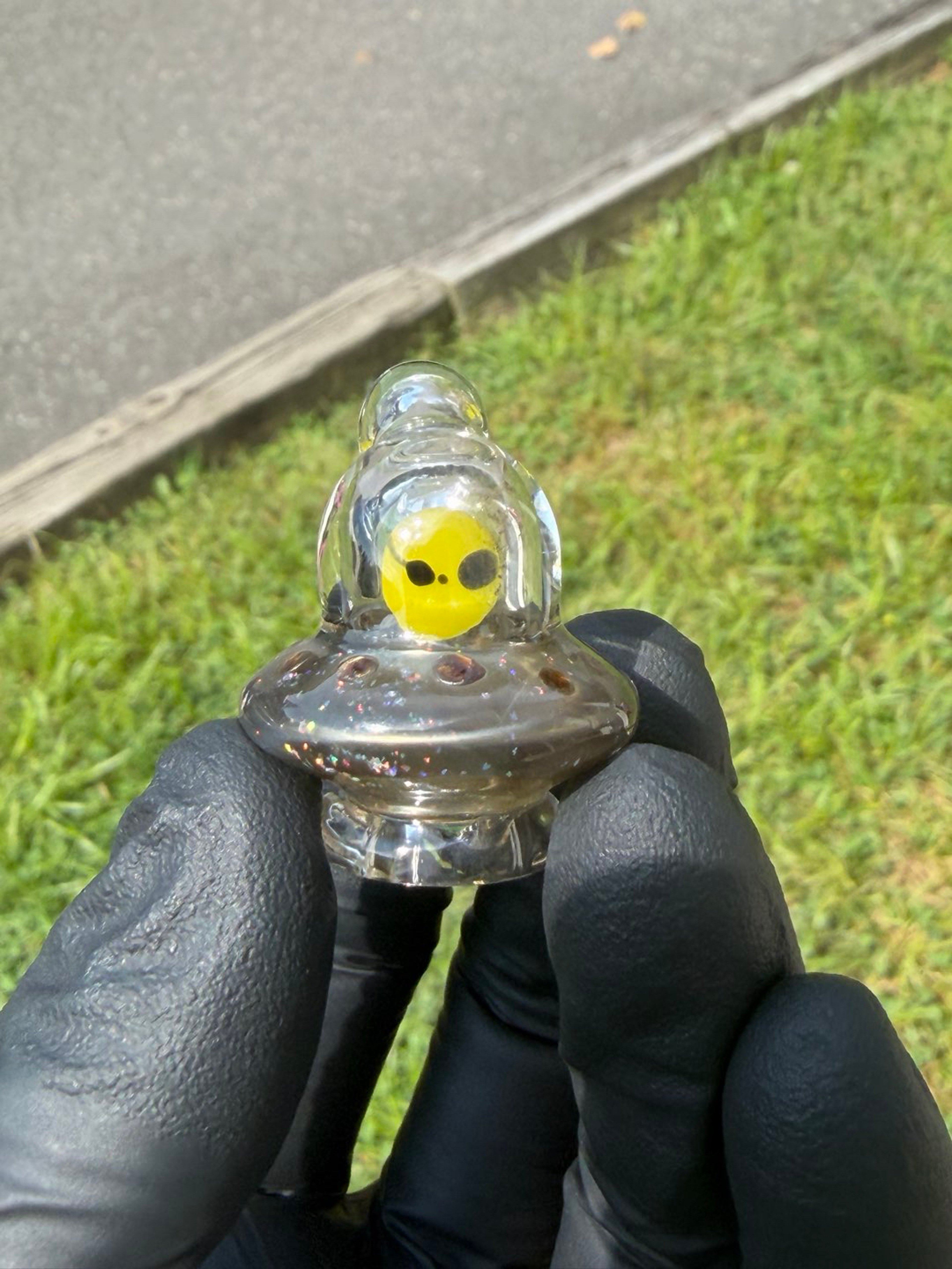 UFO pivot top rich villa electrum crushed opal alien image 0