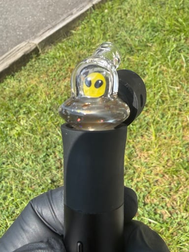 Preview pic of UFO pivot top rich villa electrum crushed opal alien
