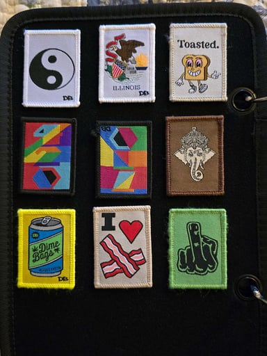 Preview pic of Official Dimebag Patches