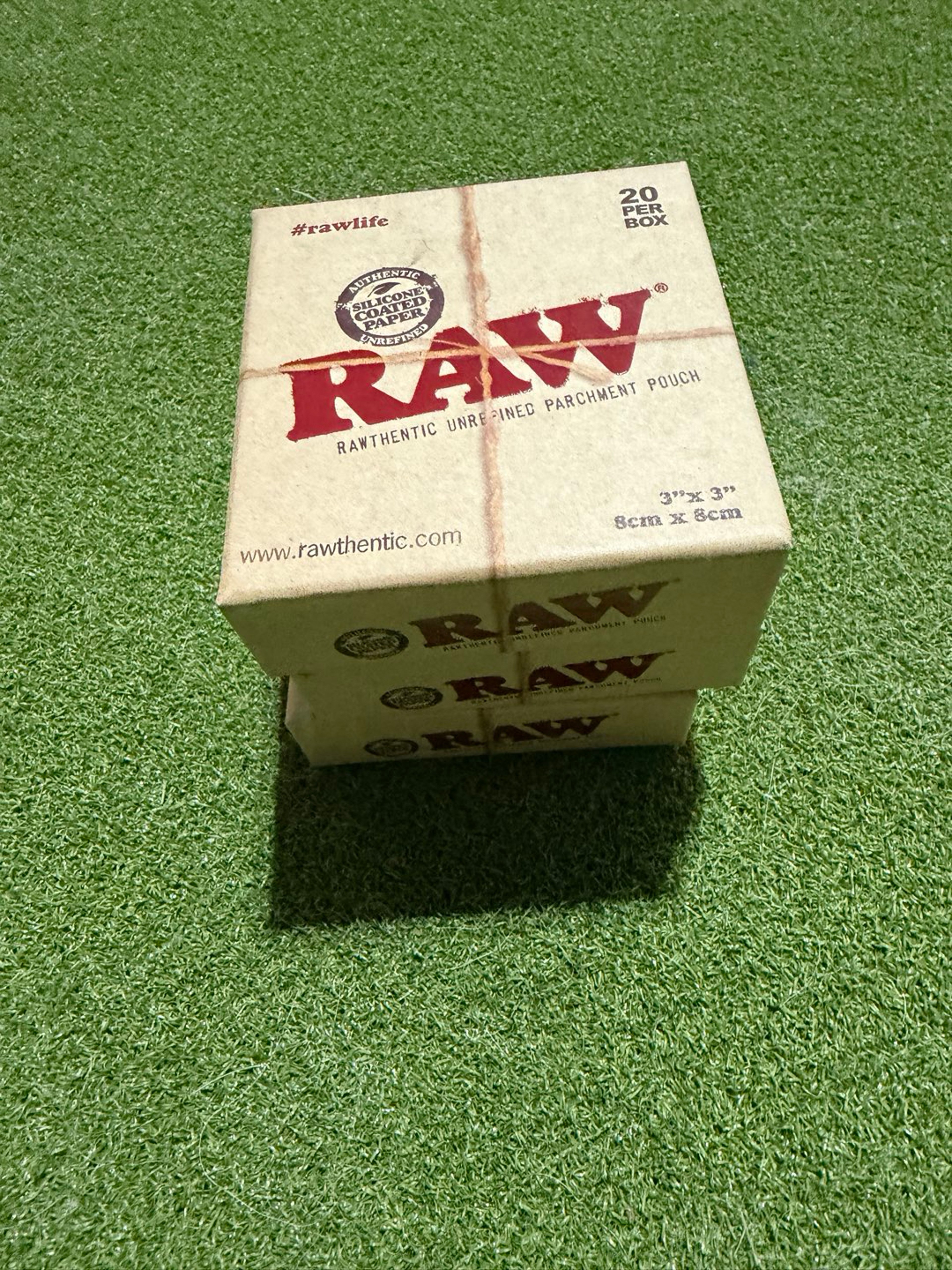 Preview pic of Raw parchment pouch 3 box’s