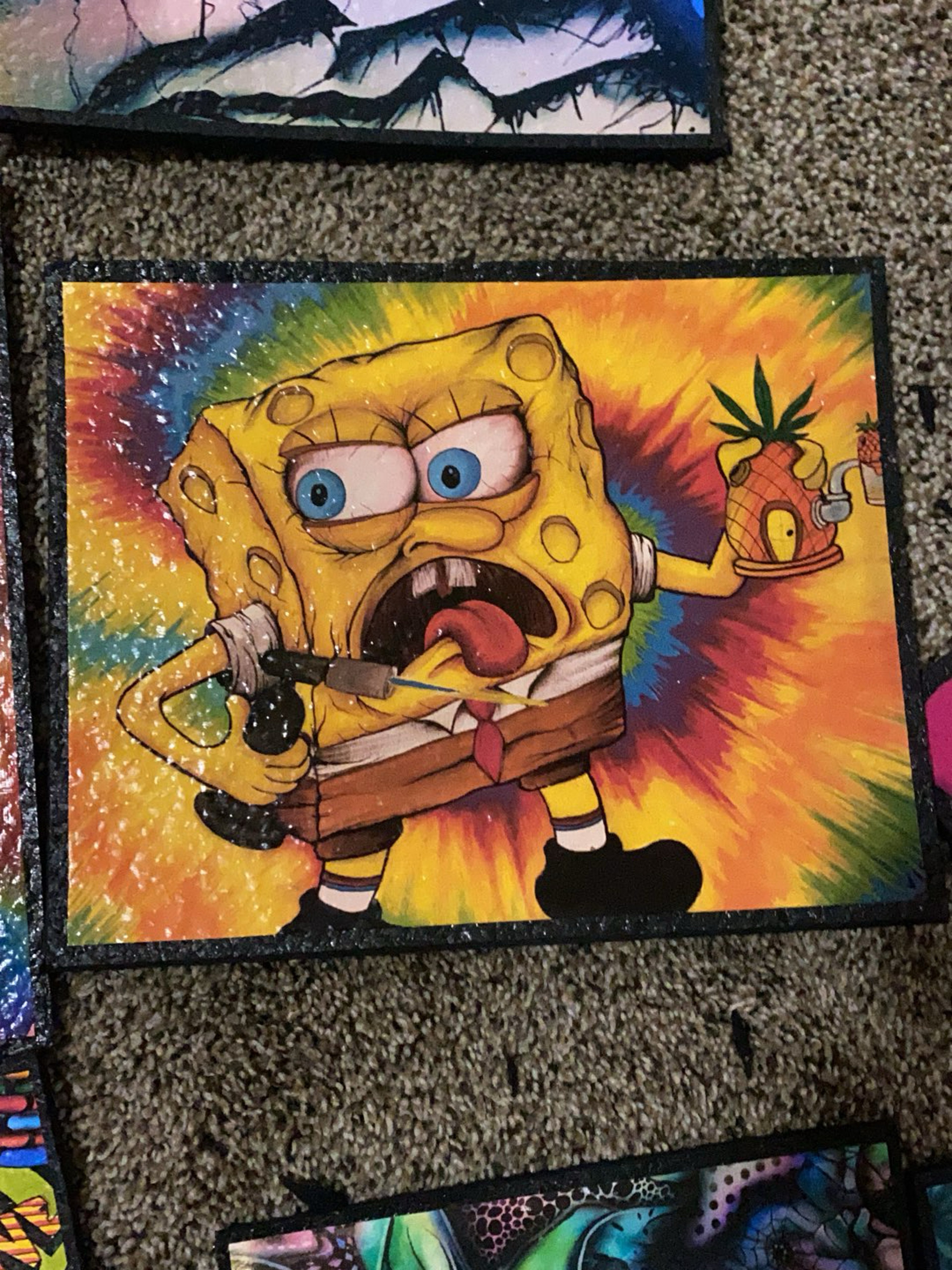Preview pic of SpongeBob dabs mat