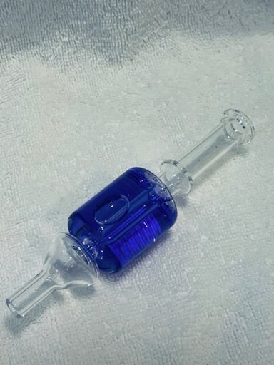 Preview pic of Sturdy blue glass glycerin filled Nectar Collector