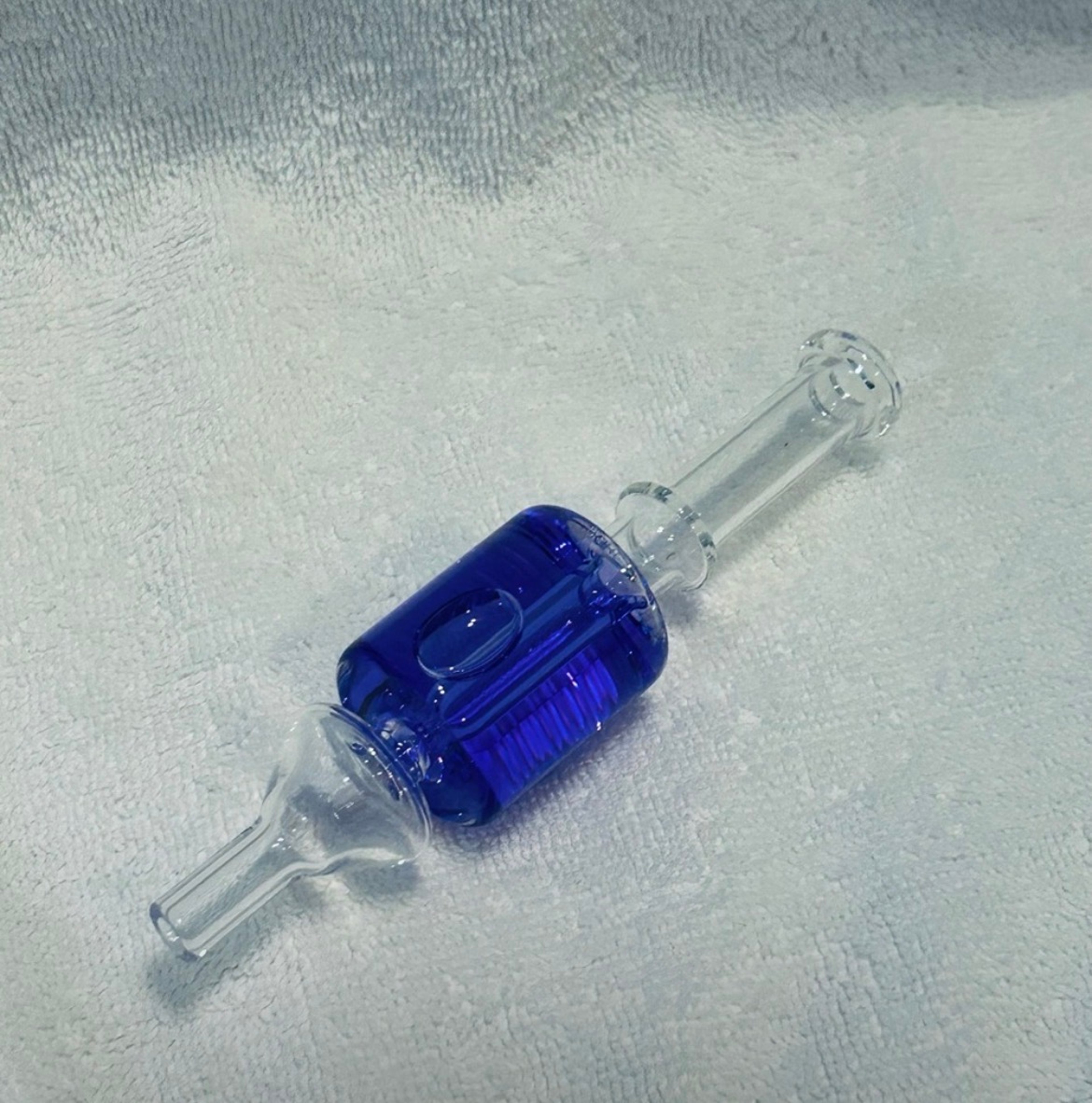Preview pic of Sturdy blue glass glycerin filled Nectar Collector