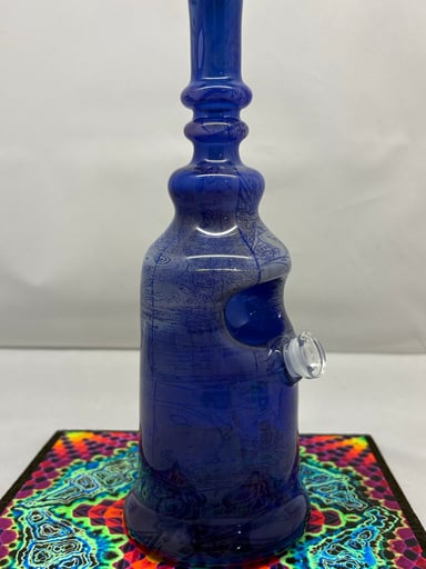 Preview pic of lazer fumed sake bottle with removable 10/45 joint