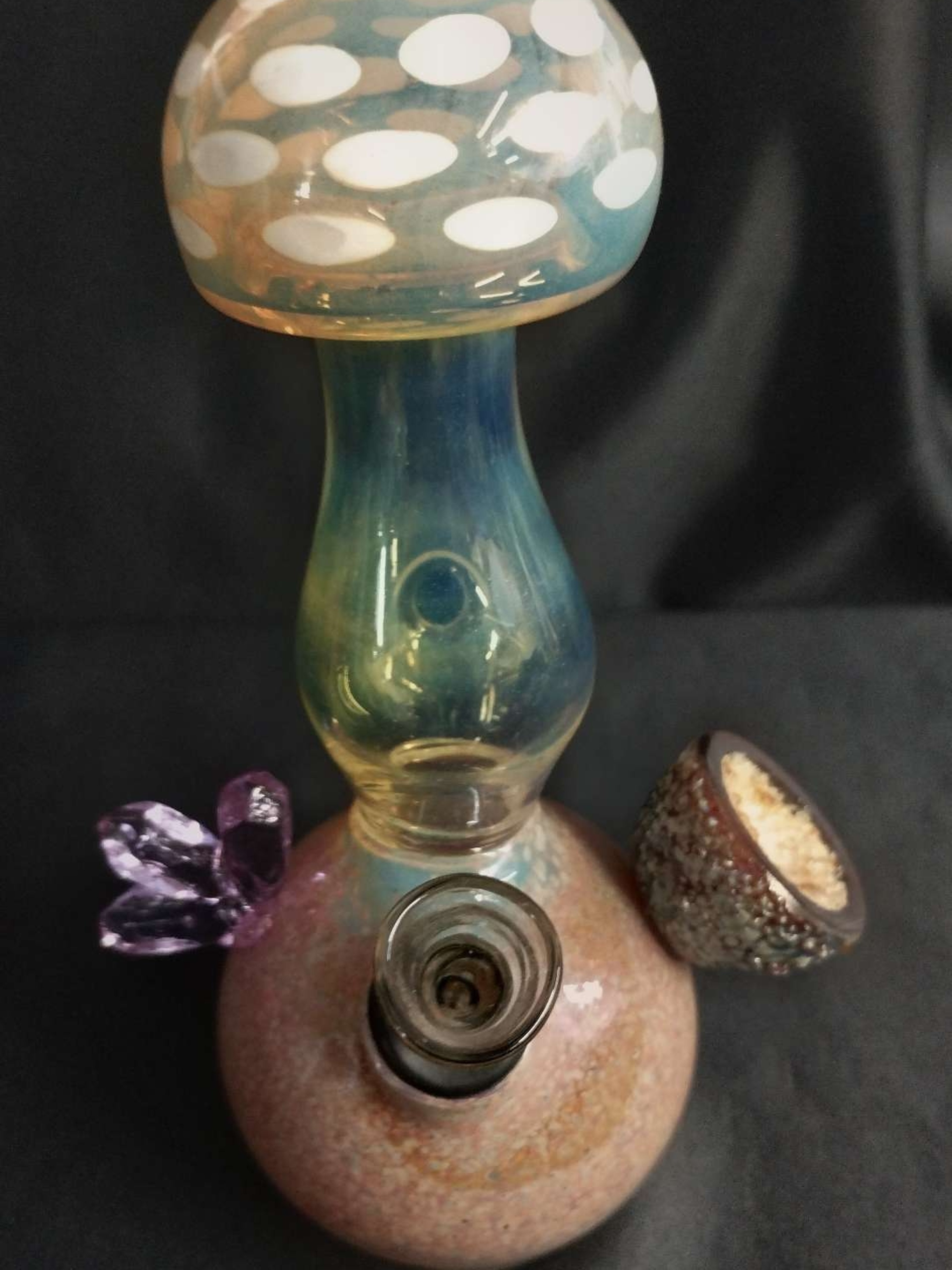Preview pic of Dansie Glass x Rummel Glass colab bong