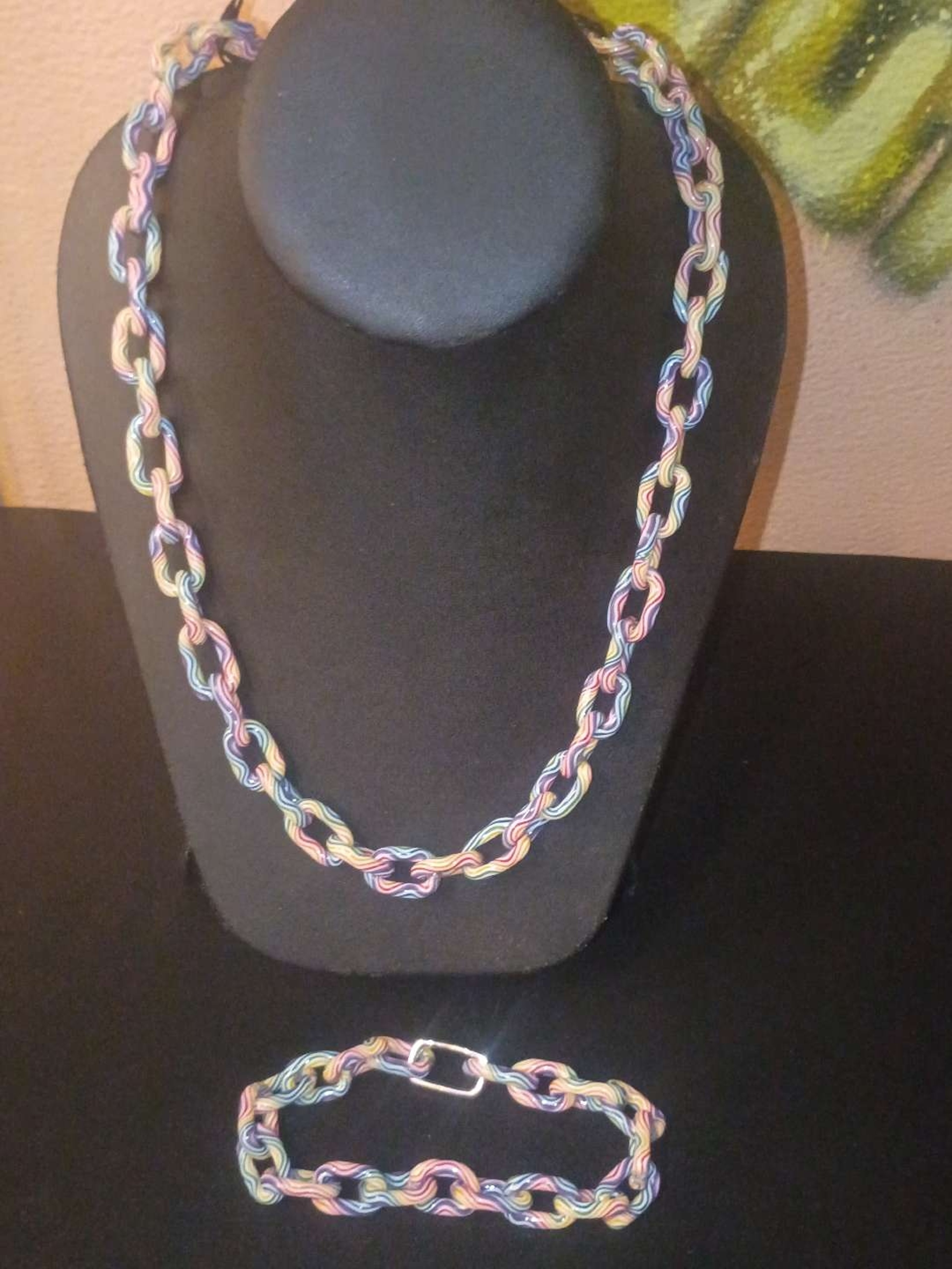 Rainbow Wigwag mini link set image 0