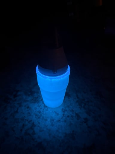Preview pic of Dripping Double Cup Style (All Glow) for Puffco Proxy Core