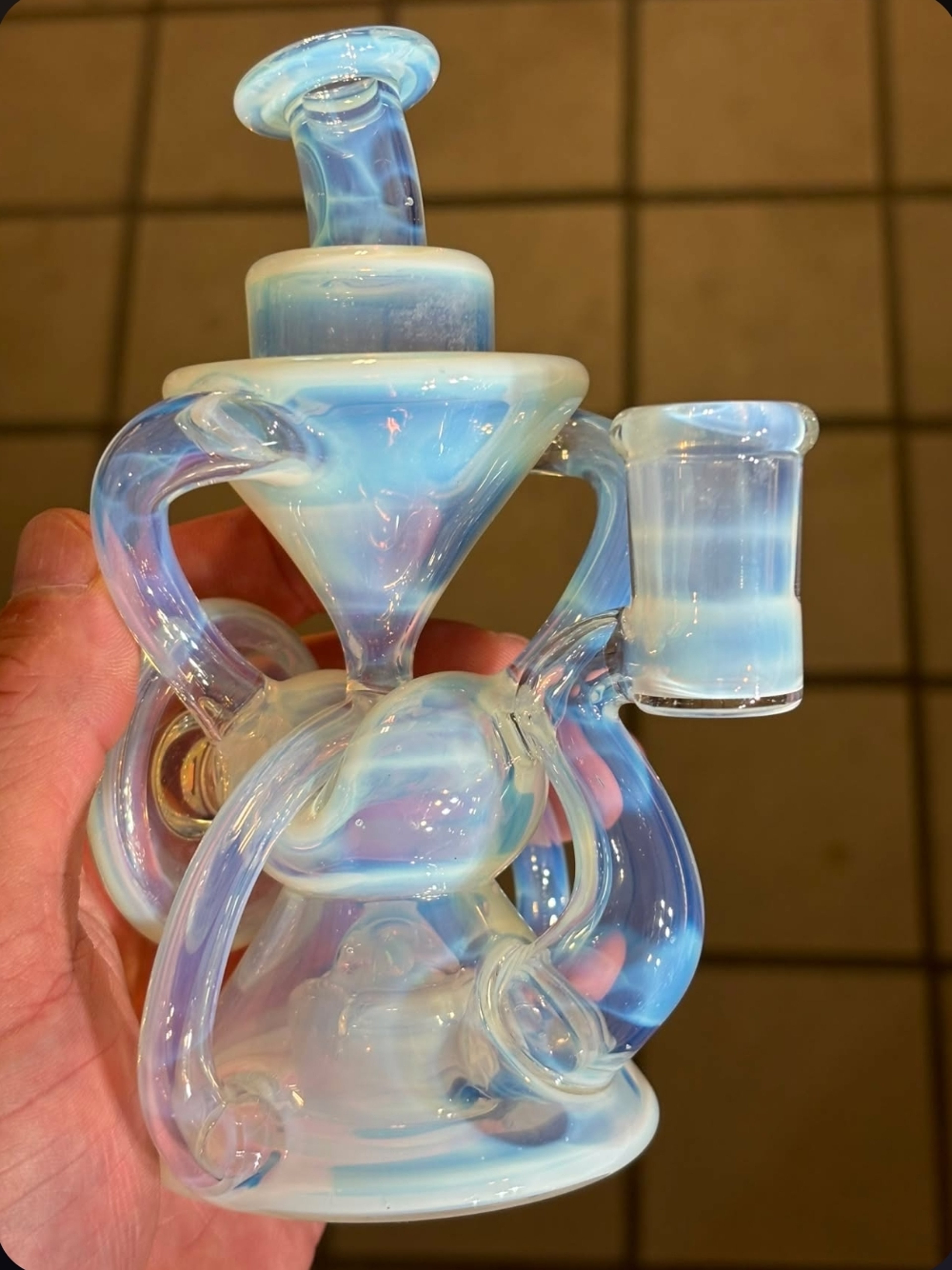 Preview pic of EF Norris Cupcycler w/ Encased Opal (Artist-Upgraded 14mm) + Pelican Case 💎