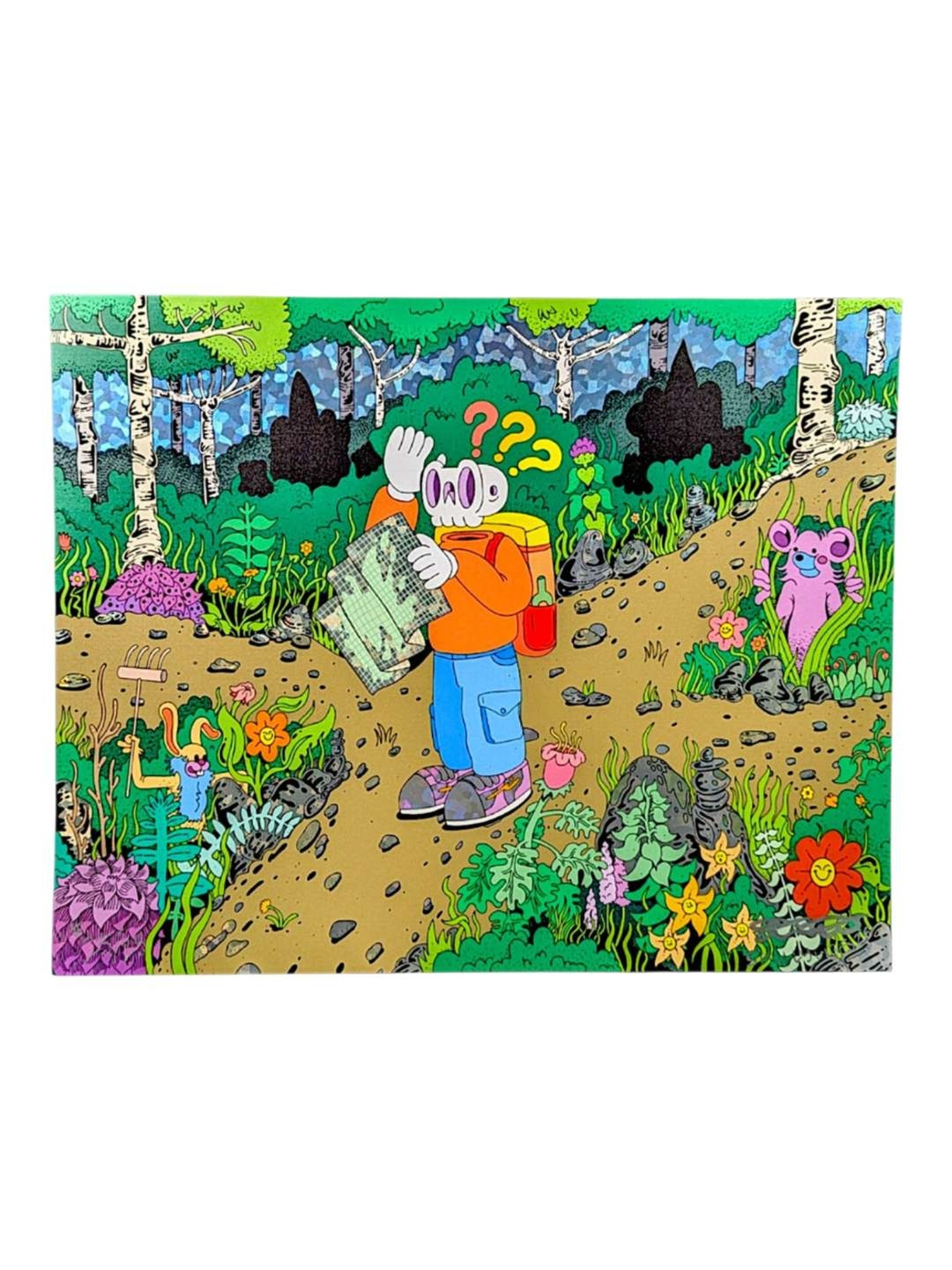 Preview pic of Skully Vibes "Lost in the Woods" Mini Print