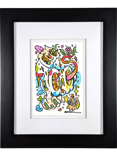 Preview pic of Skully Vibes "All Together Now" Original on Paper