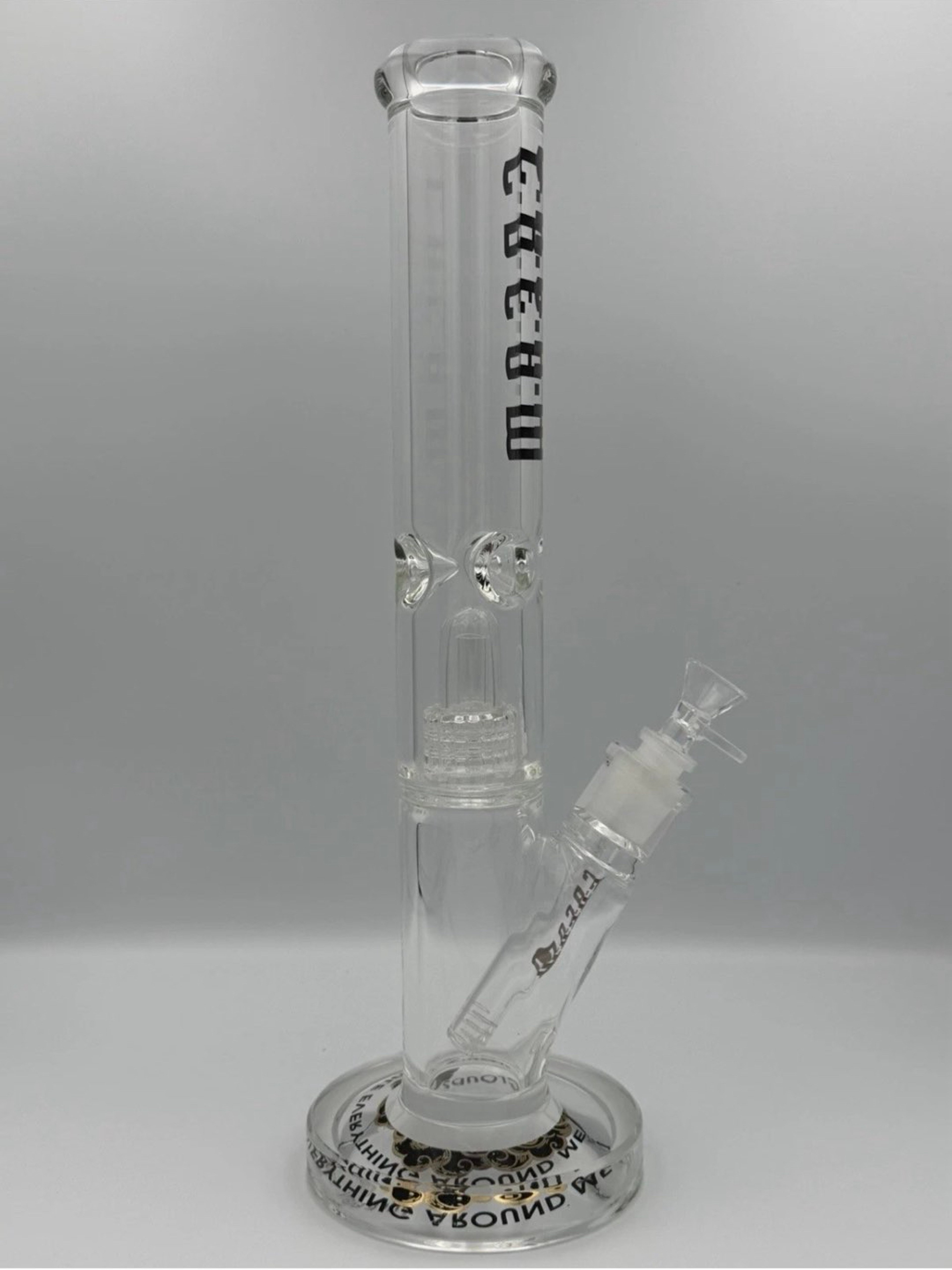 Preview pic of C.R.E.A.M 15” Straight Glass Bong Borosilicate 7mm Tube 14mm Female w/ Box