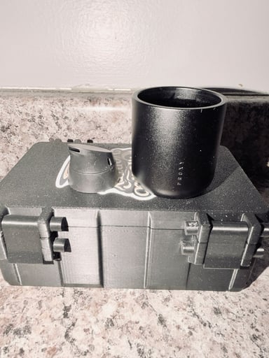 Preview pic of Puffco Proxy core with storage case & bubbler