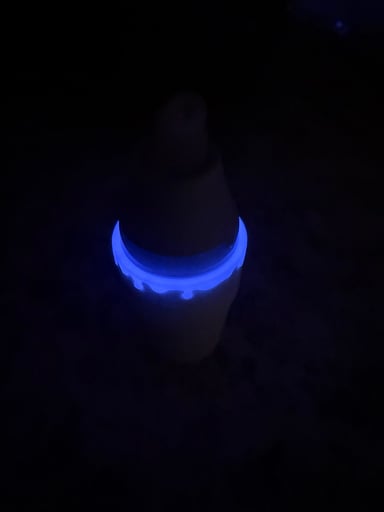 Preview pic of Dripping Double Cup Style (Top Glow) Textured for Puffco Proxy Core