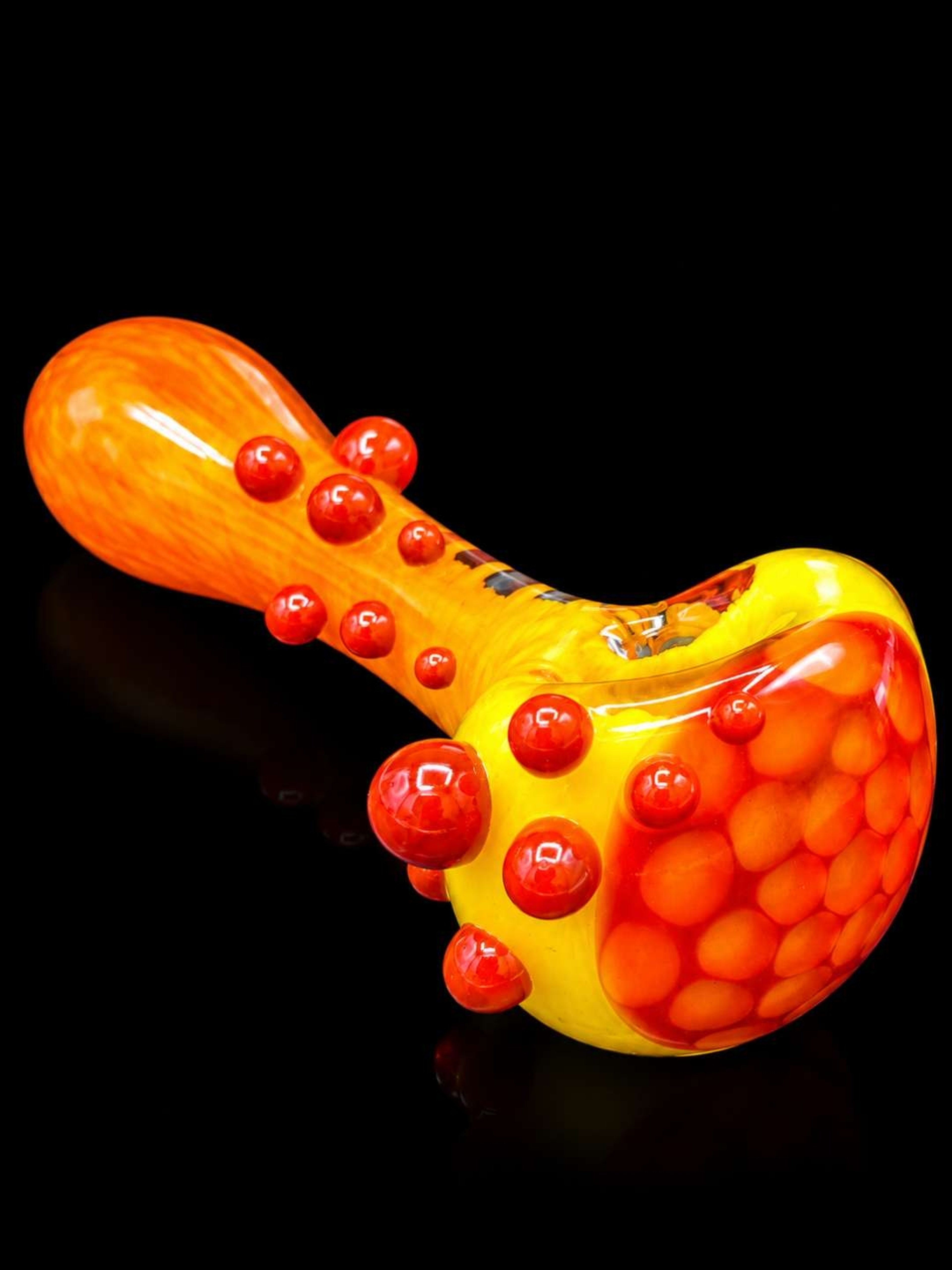 Yellow X Orange Honeycomb Pipe image 0