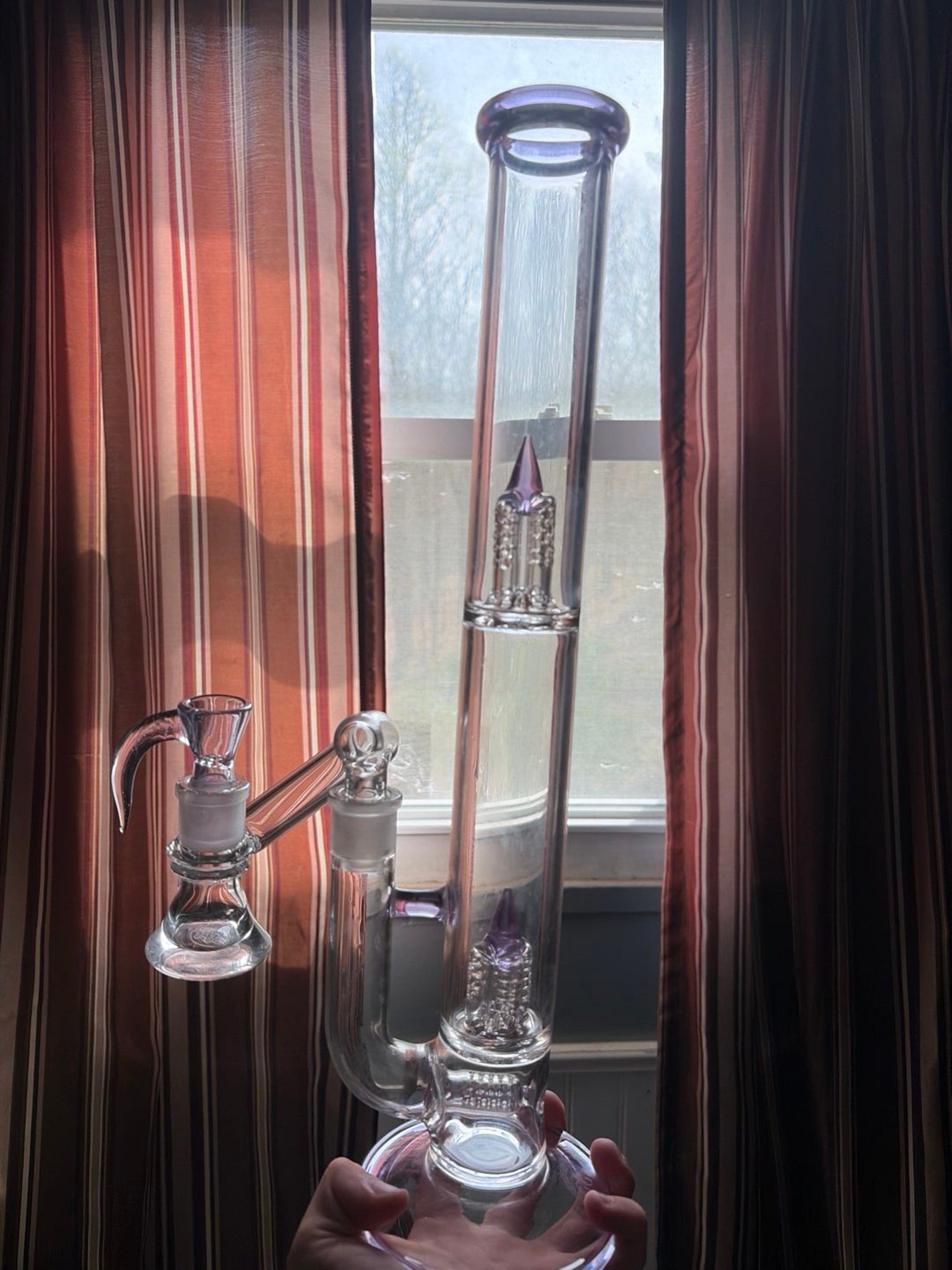 Preview pic of Greek glass inv4 to inv4 in cfl purple