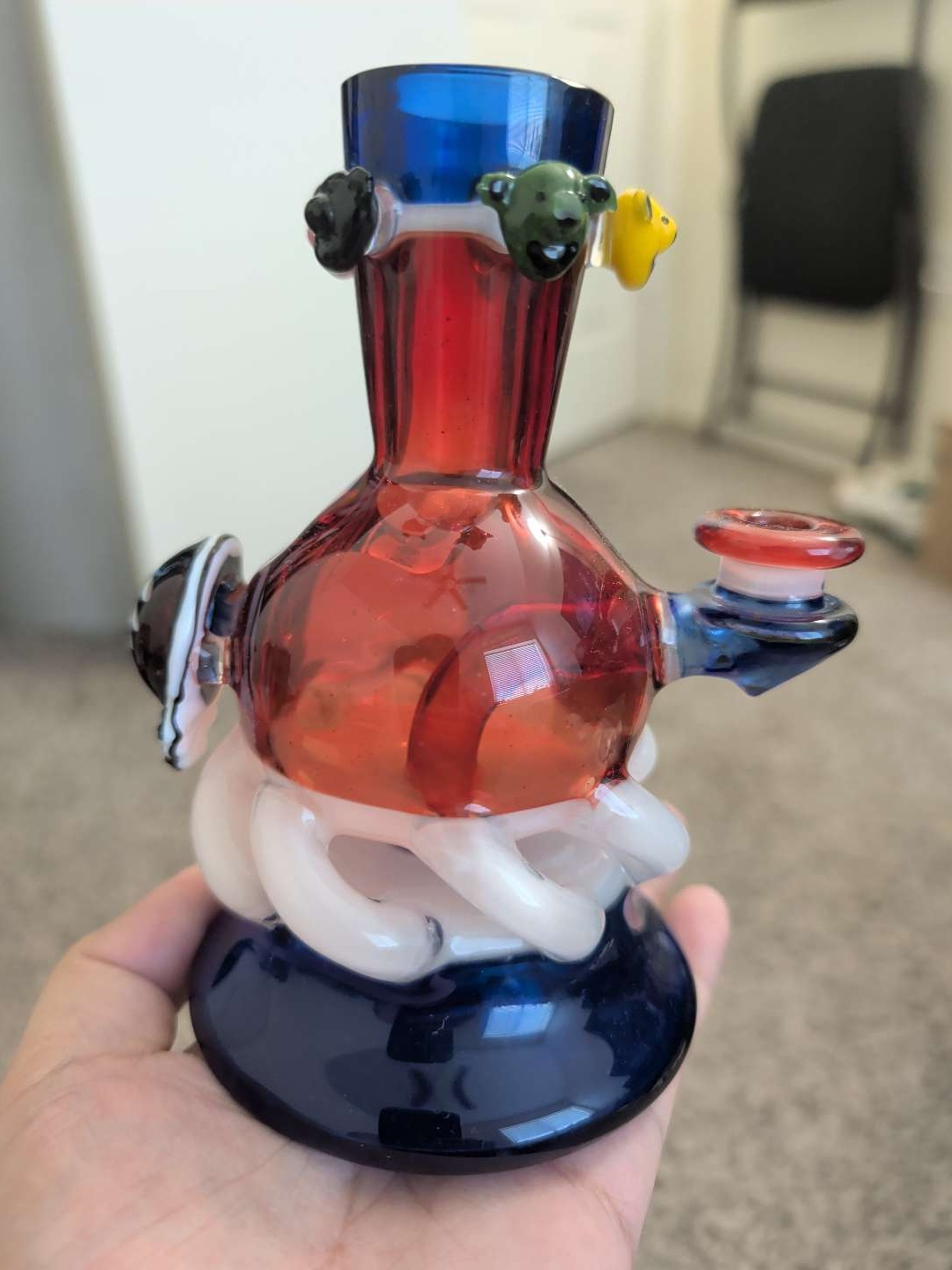 Visionary glass 10mm grateful dead jellyfish tub image 0