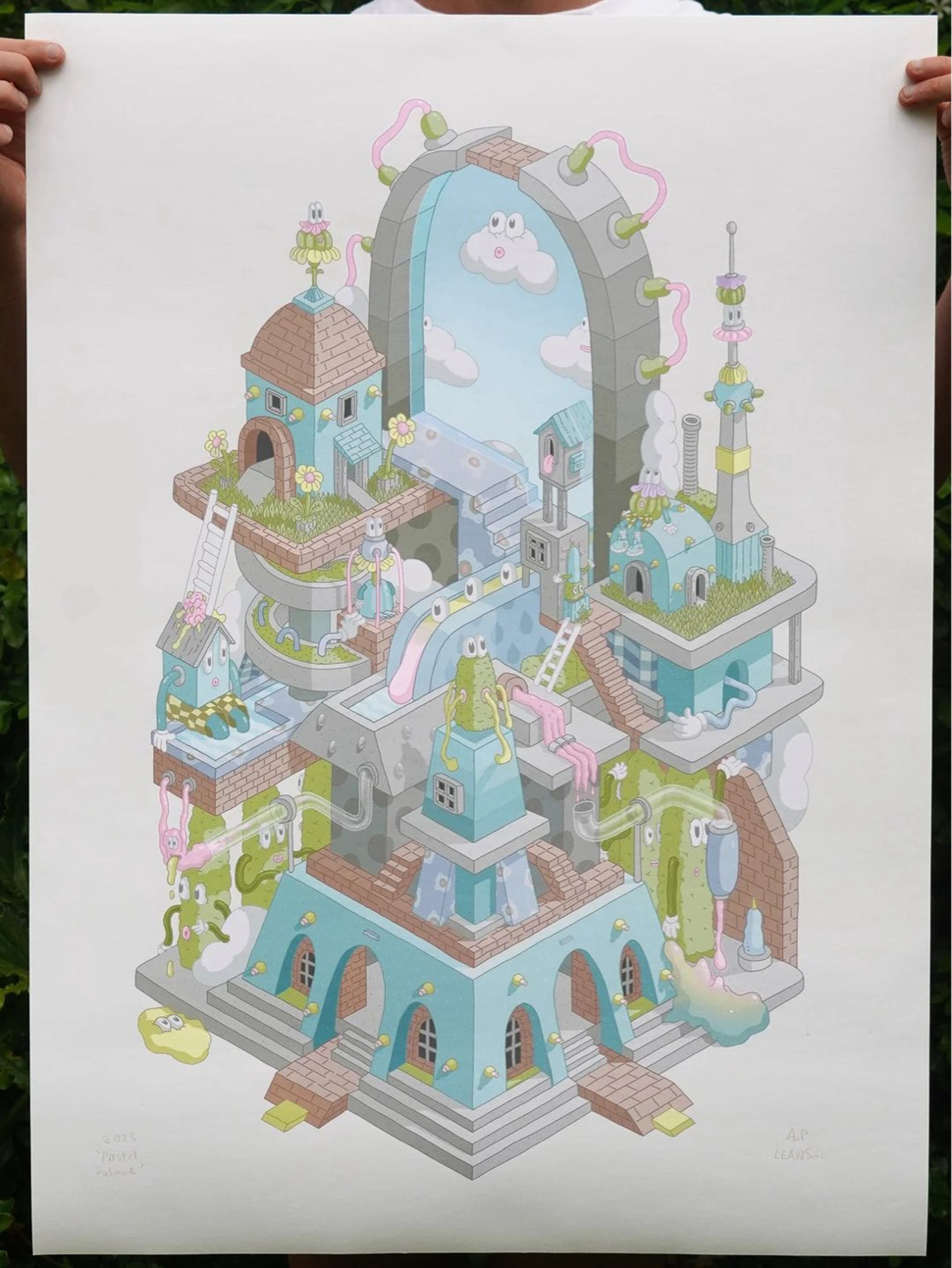 Preview pic of On The Leans Print