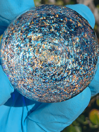 Preview pic of Faceted Dichro Marble