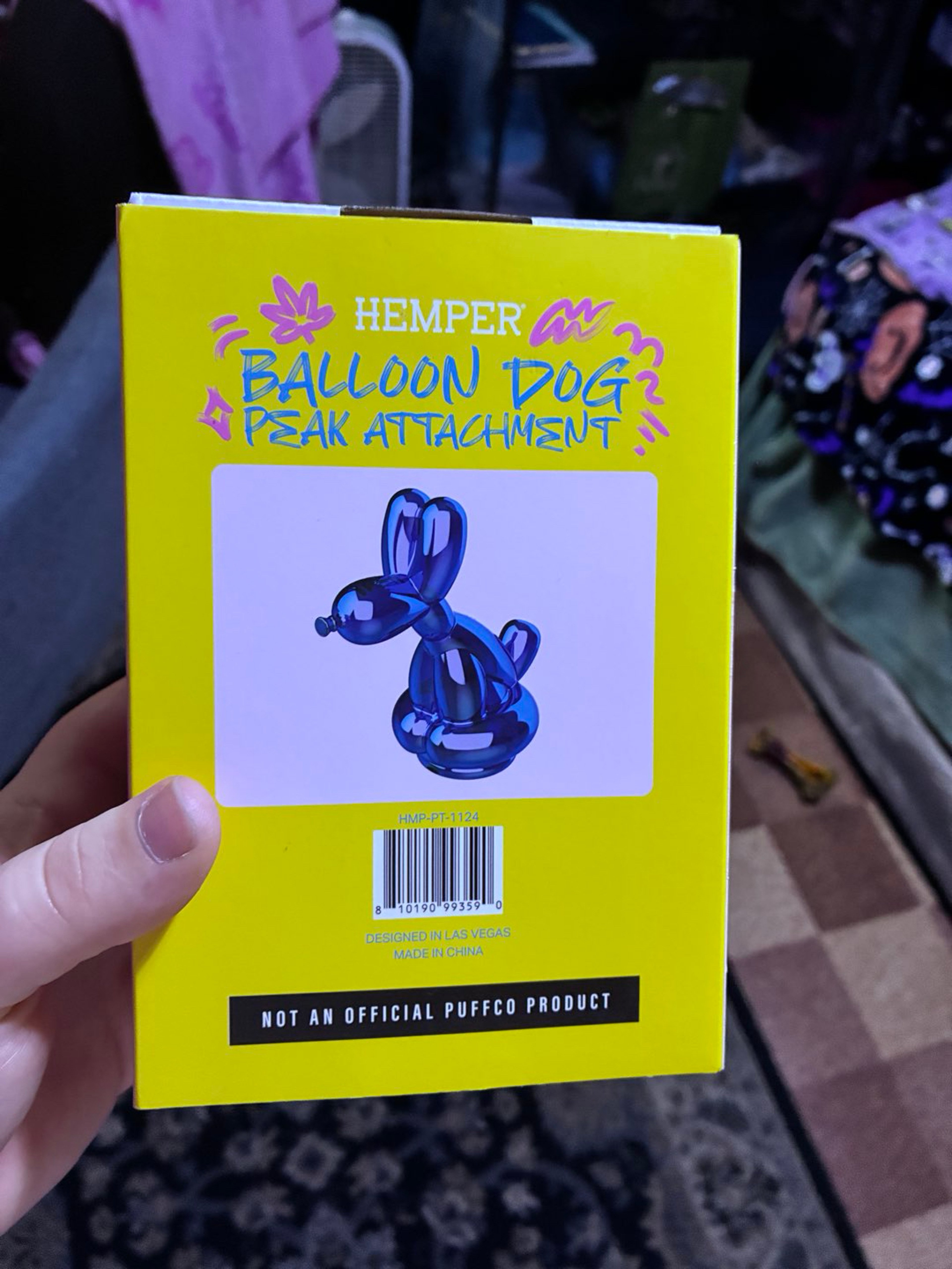 Preview pic of Balloon dog puffco topper