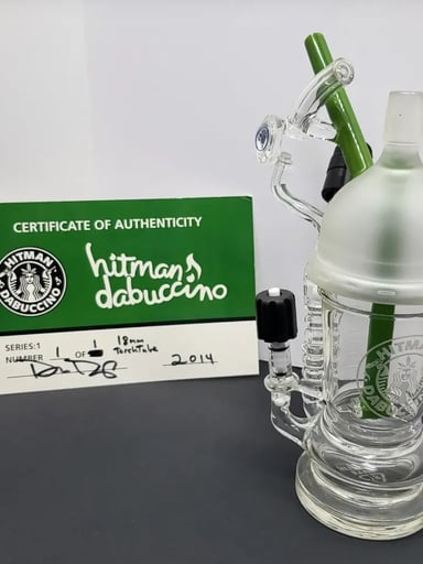 Preview pic of 2014 Hitman Dabuccino Torch Tube – 1 of 1 18mm – NEW – Signed COA