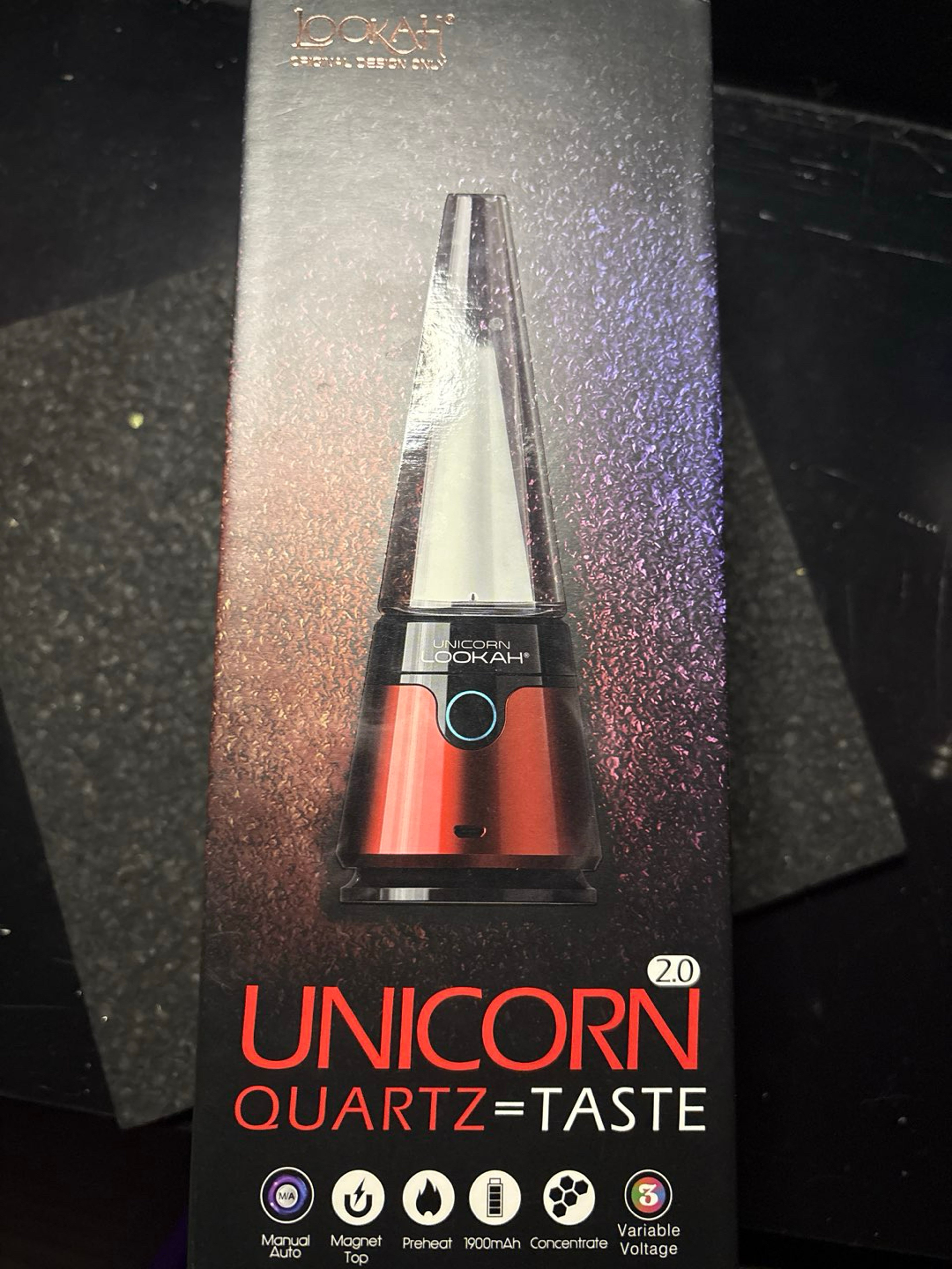 Preview pic of LOOKAH Unicorn 2.0 E-Rig – Red – Original Box & Foam – Used