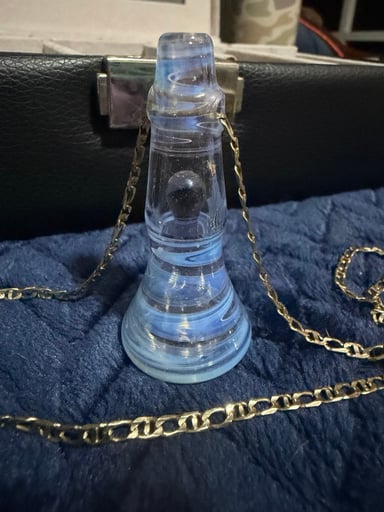 Preview pic of Bluegrass Glass Lava Lamp Pendant