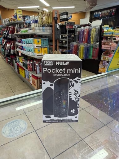 Preview pic of Yocan Wulf Pocket Mini (Black with White Spatter) Brand New Sealed