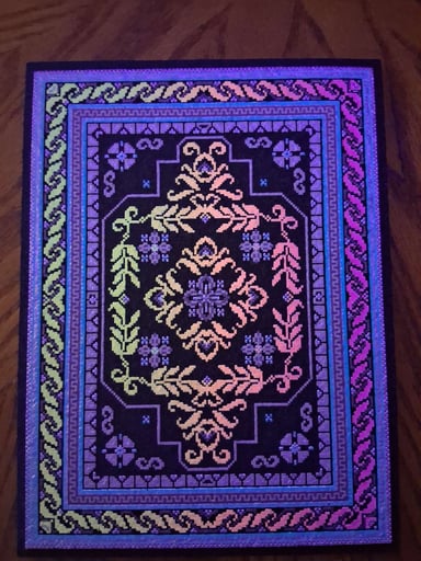 Preview pic of Very Rare* UV Reactive "Firehorse" Bitrug, Moodmat