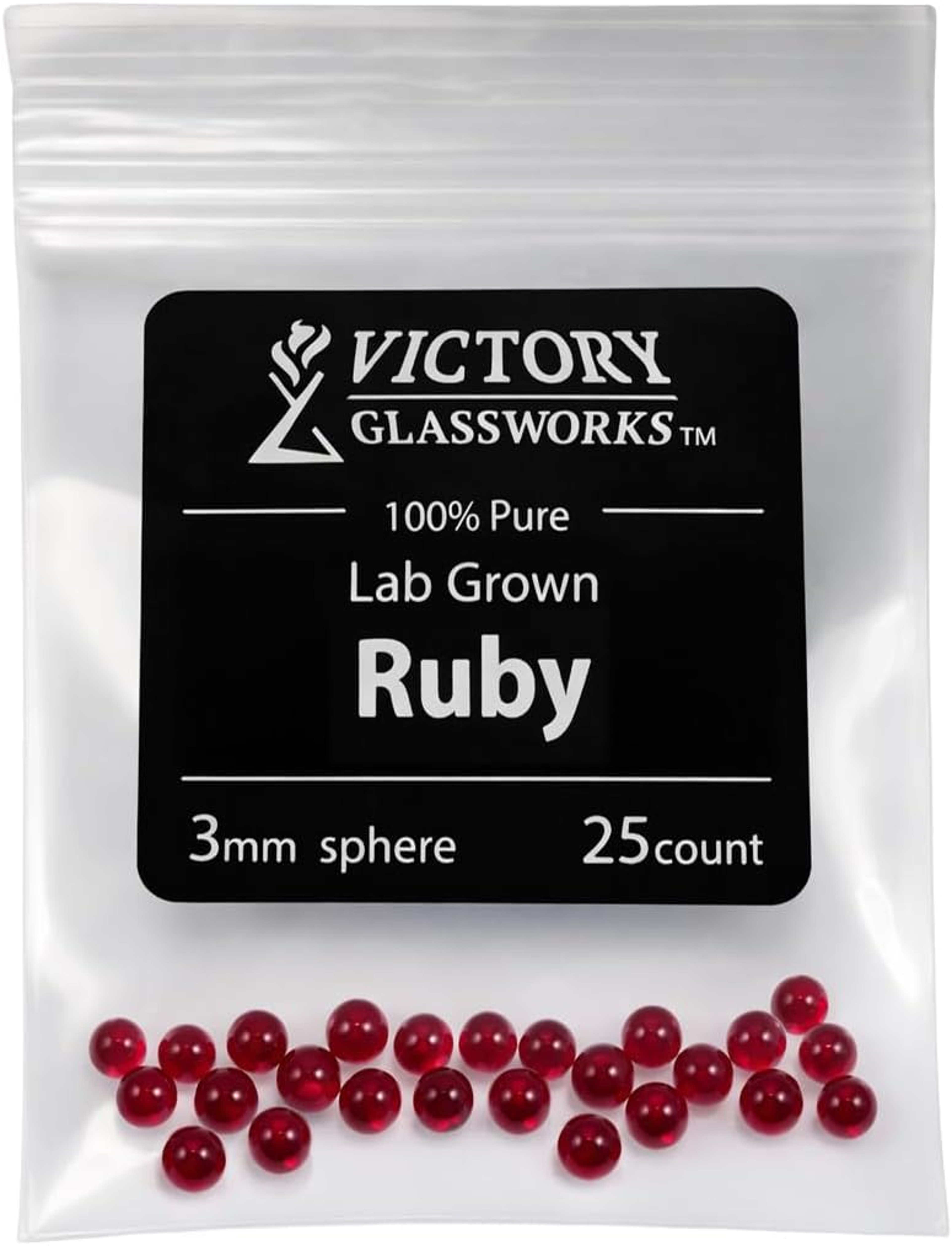 Ruby Pearl 3mm 25 Pack image 0