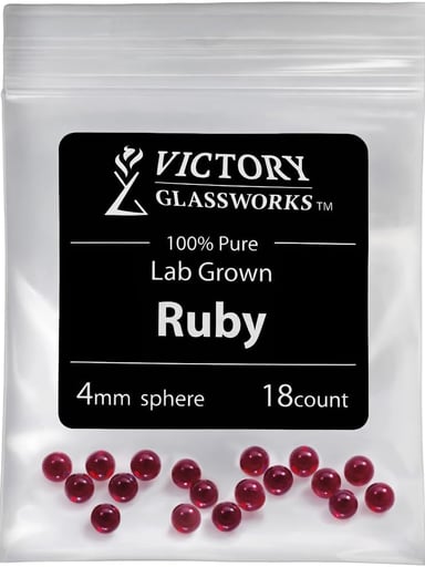 Preview pic of 4mm Ruby Pearls 18 Pack