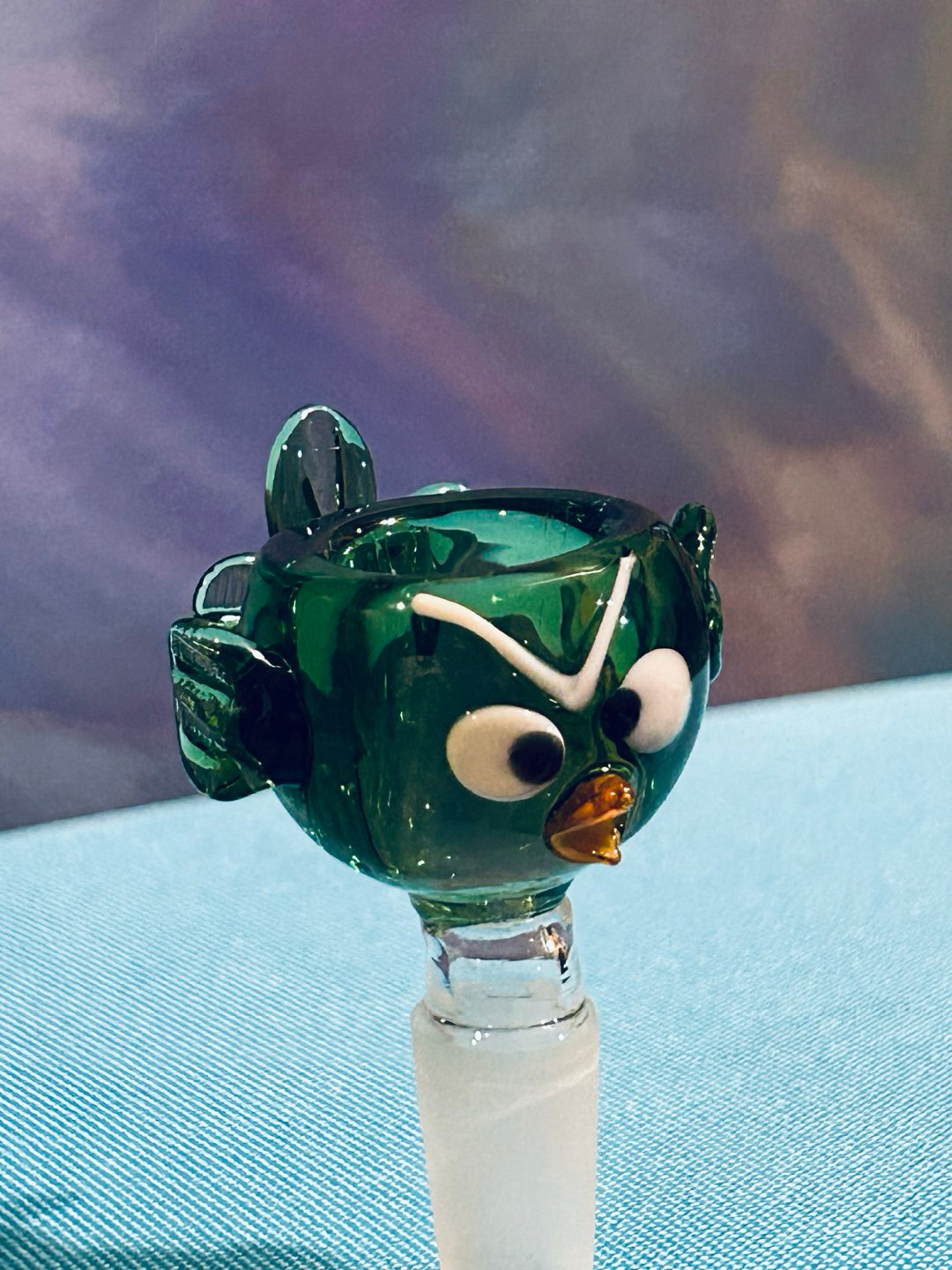 Angry bird green glass slide image 0