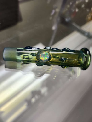 Preview pic of BRAND NEW 2022 JDG GLASS FUMED OPAL COIN DAB TOOL