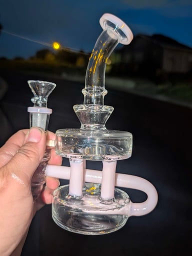 Preview pic of Pink Fusion Percolated Bong 🩷