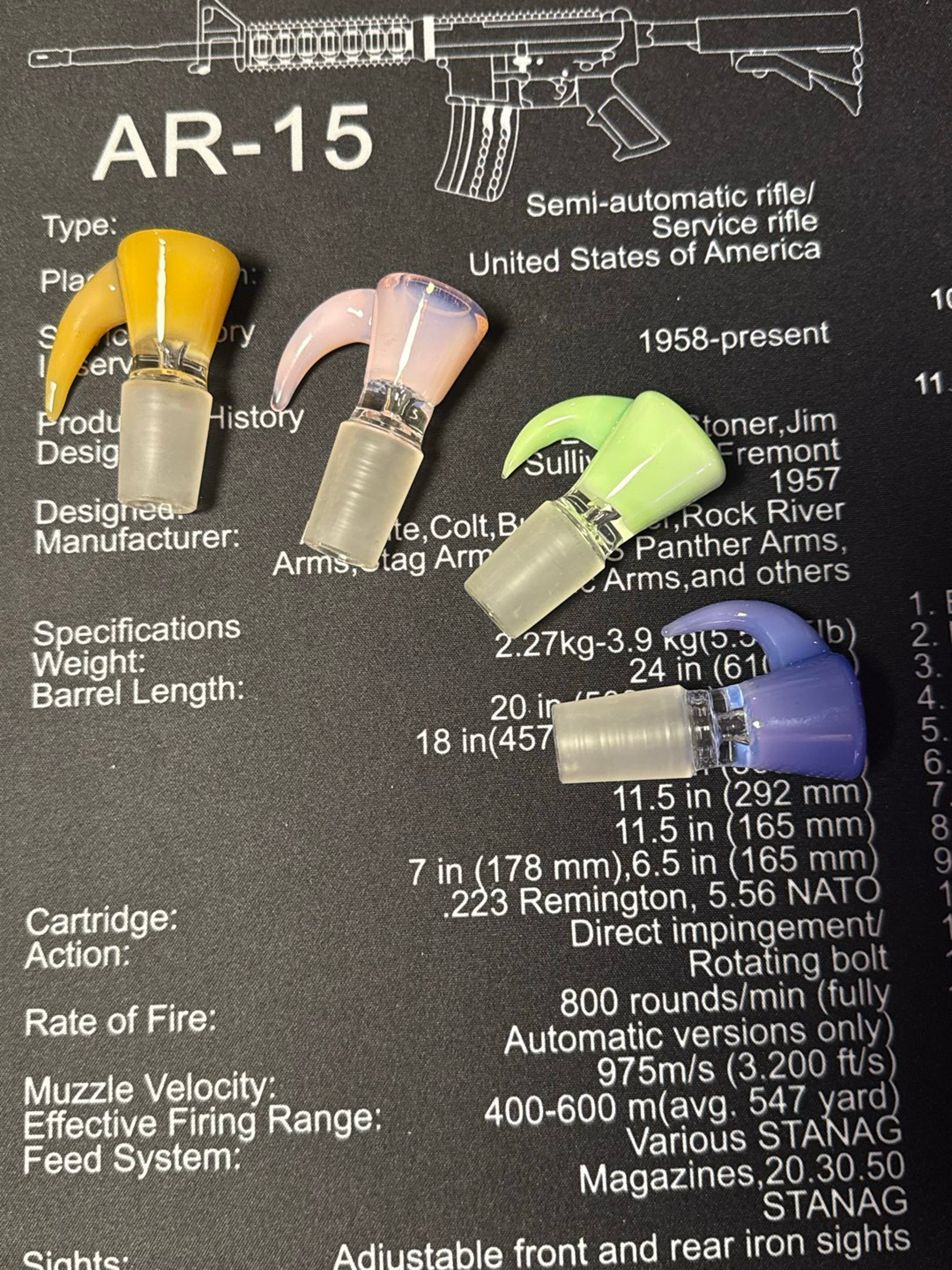 Preview pic of 18mm slides pick a color at check out!
