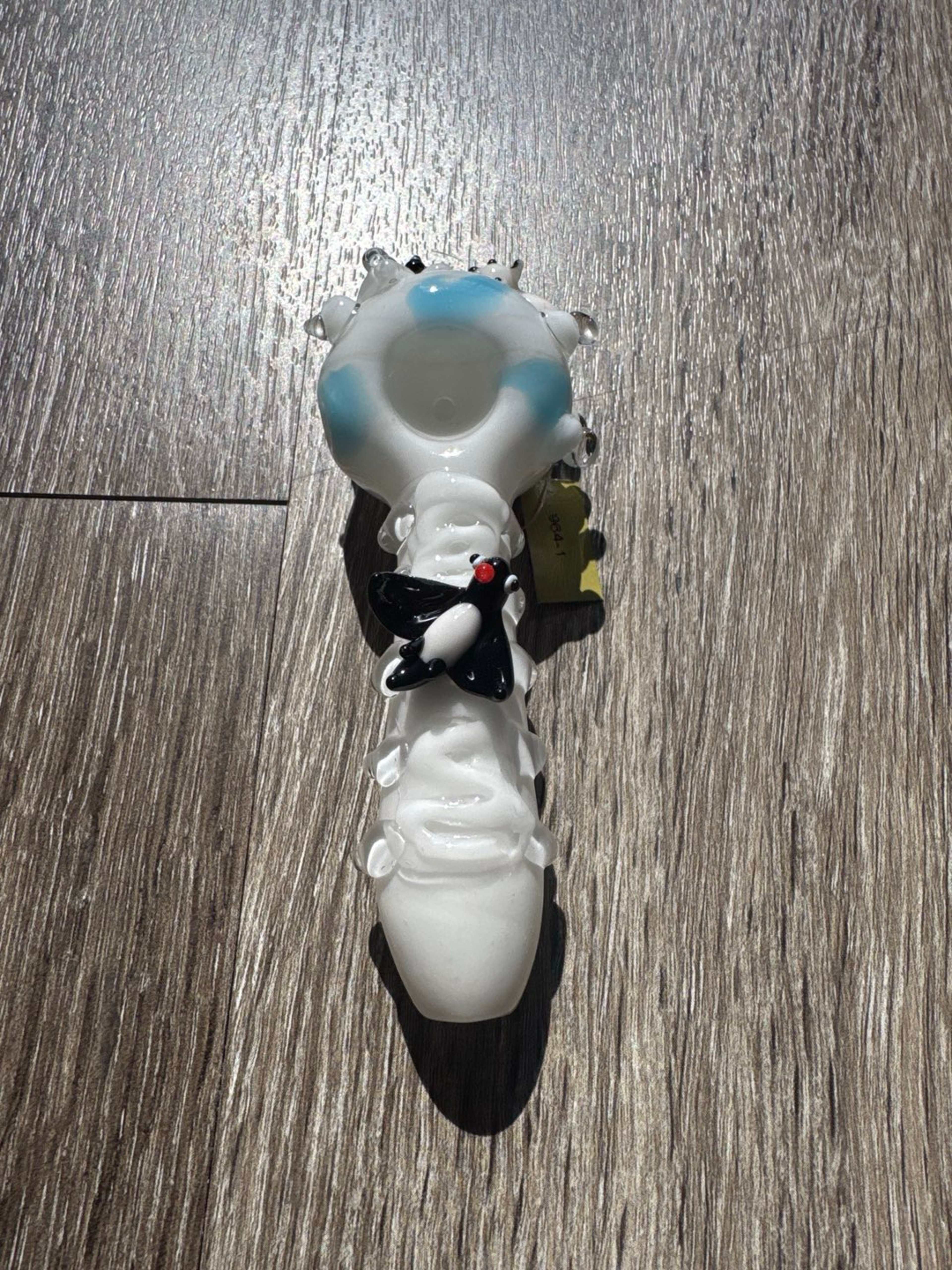 Preview pic of Empire Glassworks Penguin / Polar Bear Arctic Animal Pipe Spoon Bowl Glass
