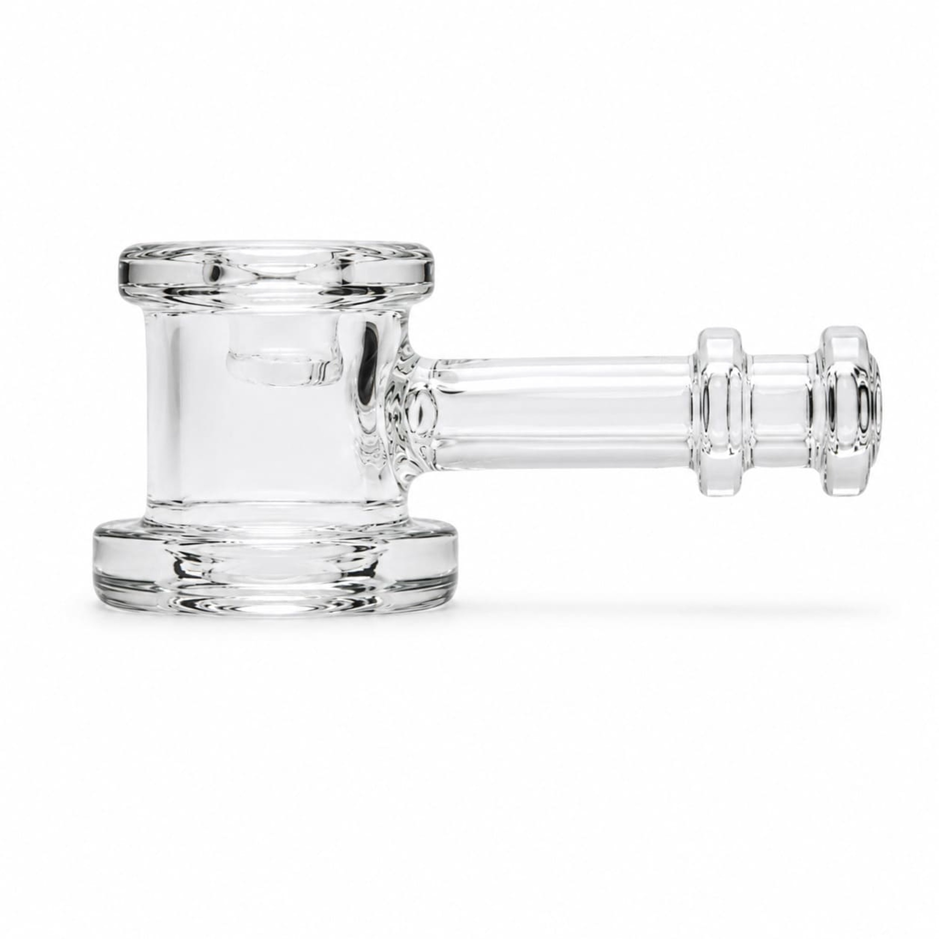 Preview pic of Roots Glass 4.5″ “THICK BOY” Screen Hammer Hand Pipe