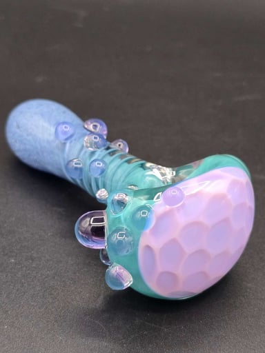 Preview pic of Aqua X Pink Honeycomb Pipe