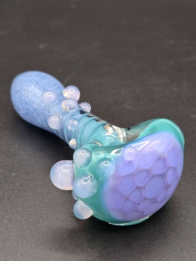 Preview pic of Aqua X Purple Honeycomb Pipe