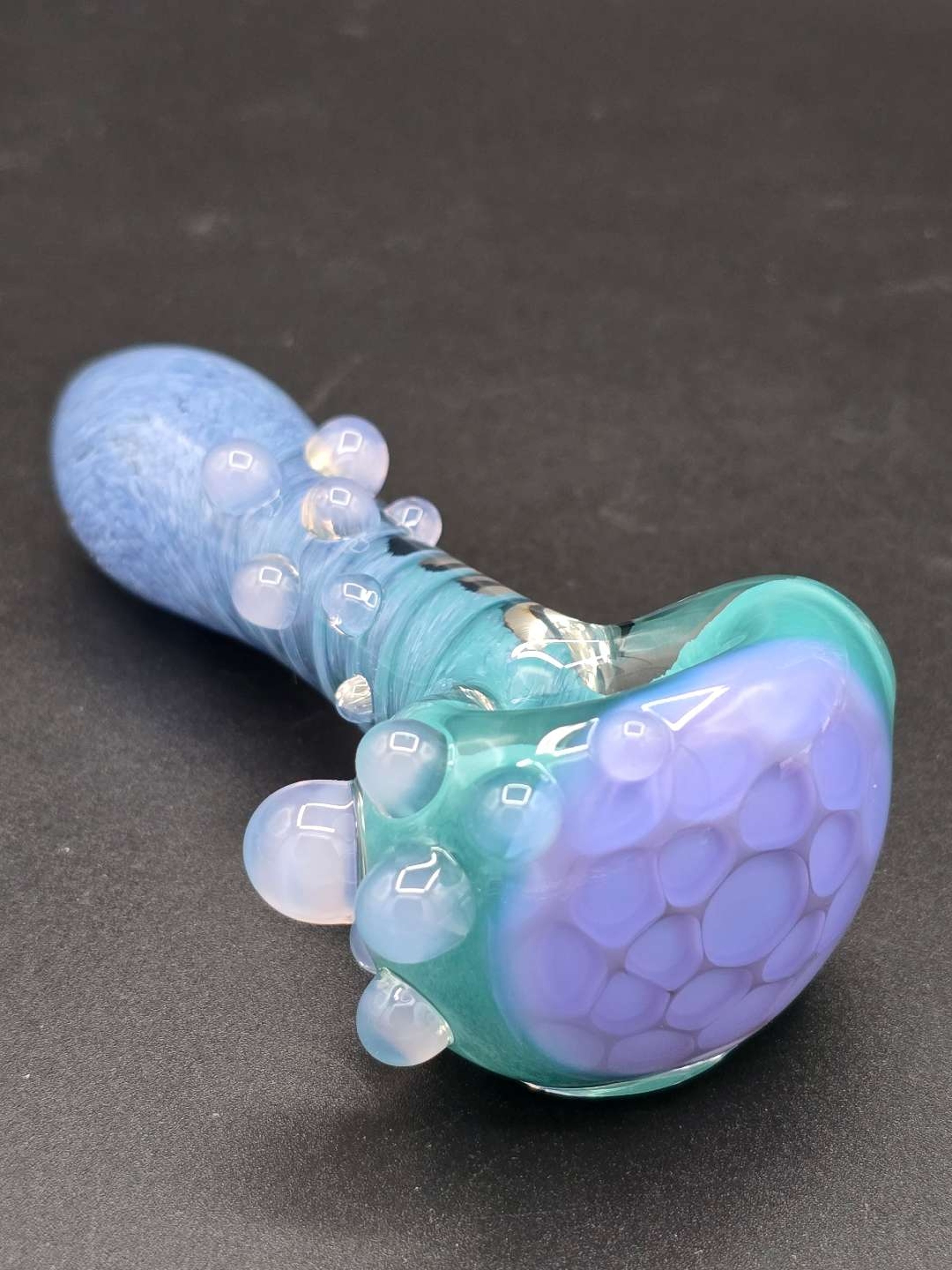 Preview pic of Aqua X Purple Honeycomb Pipe