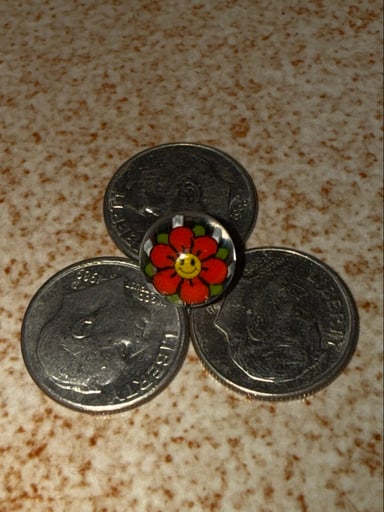 Preview pic of Red Murakami Flower Marble