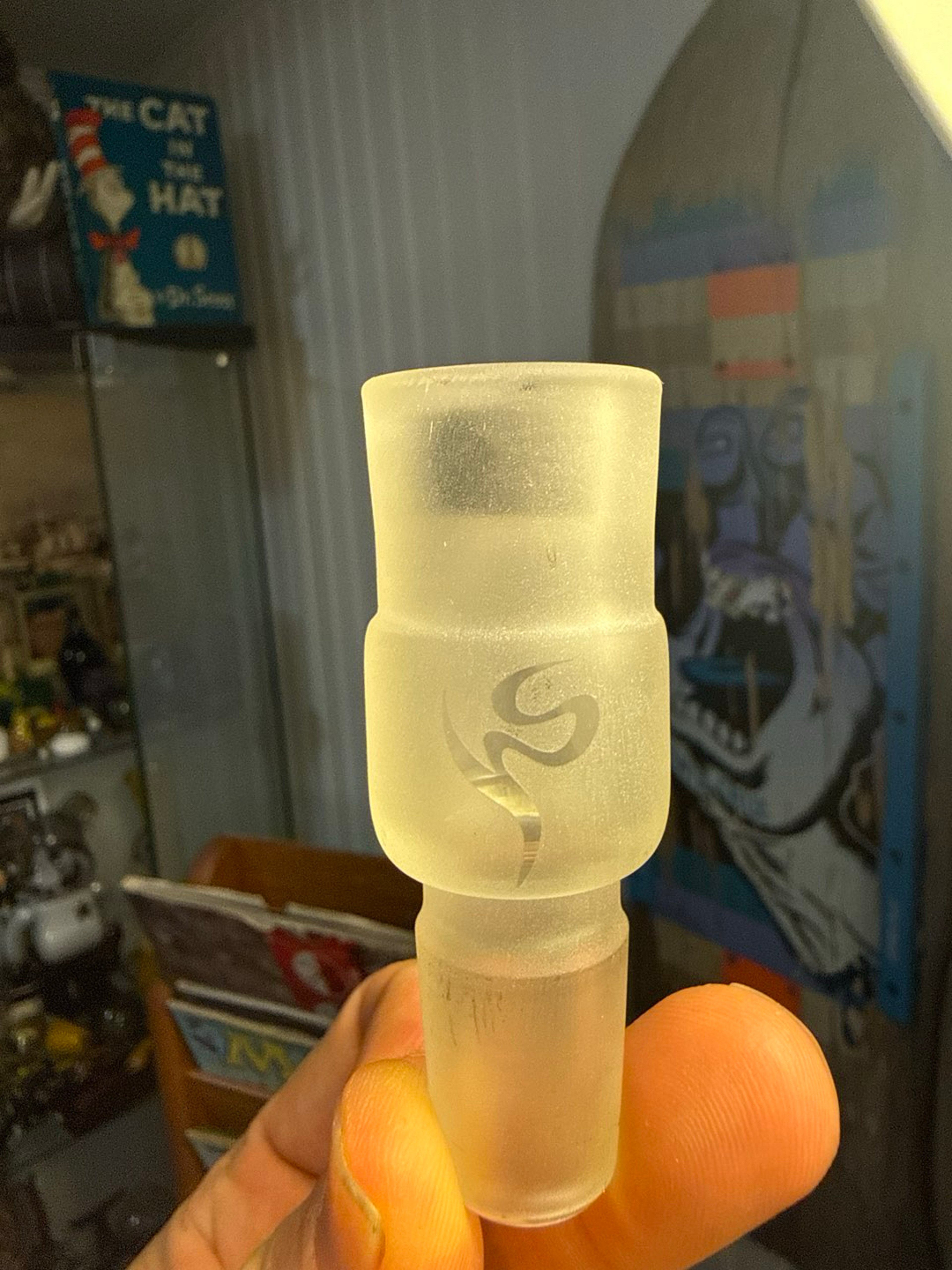 Preview pic of 18mm frosted stone banger
