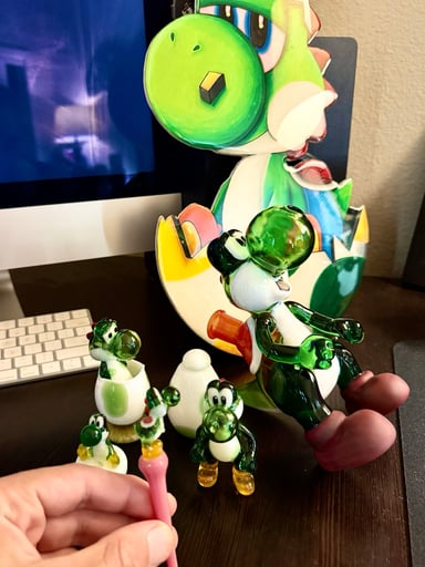 Preview pic of Saiyan Glass Yoshi set