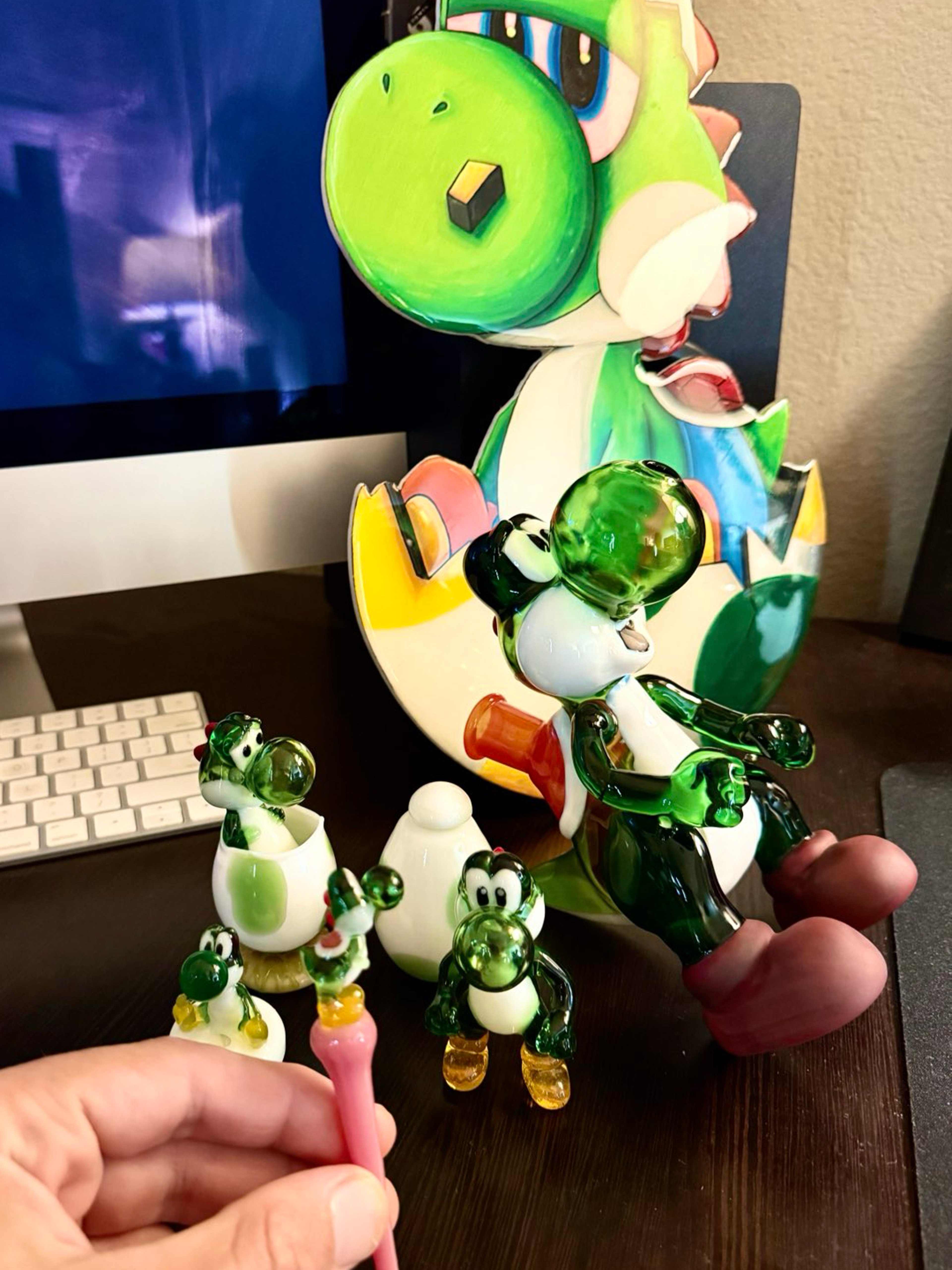 Saiyan Glass Yoshi set image 0