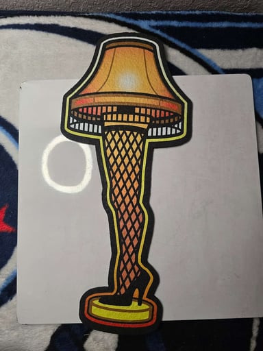 Preview pic of Burn 353 Leg Lamp Moodmat "A Christmas Story"