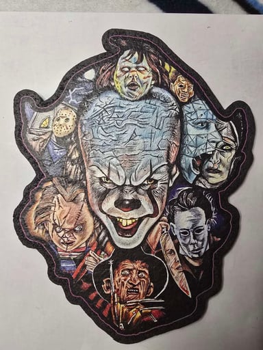 Preview pic of Horror themed Moodmat Charlie Hussle x Forever Rising
